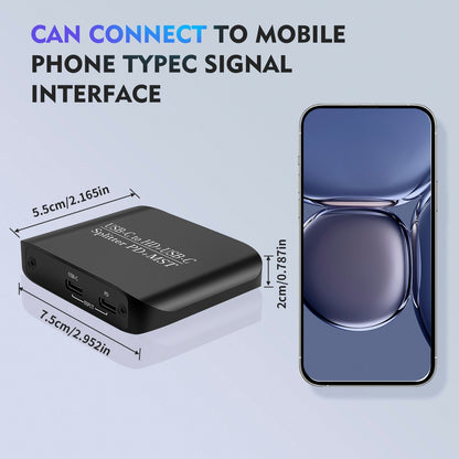 Adattatore 4K60TYPE-C a HDMI+TYPE-C Splitter di alimentazione per display diversi