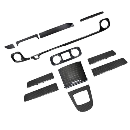 Set di pannelli di rivestimento interno per cruscotto in fibra di carbonio a secco per Mercedes W465 G550 G580 G63, 2025+