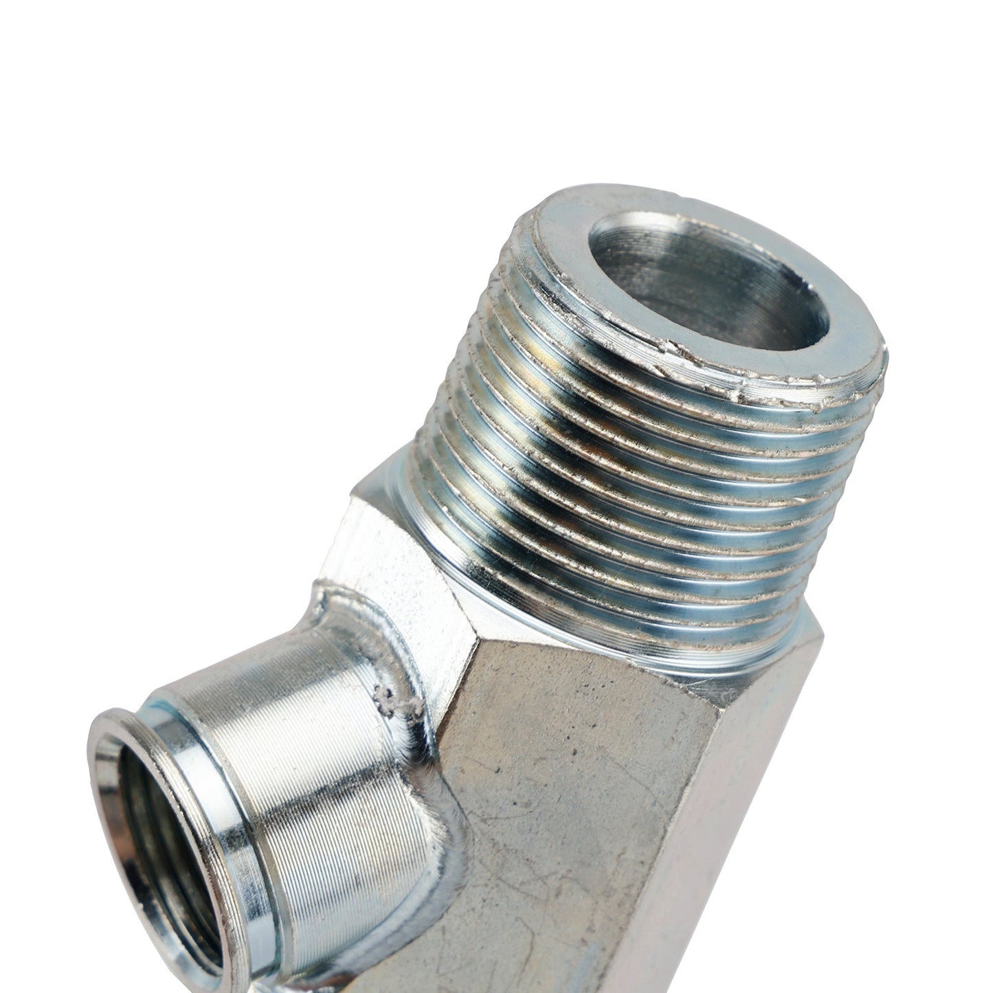 Tubo di raccordo a gomito per sensore di temperatura del liquido di raffreddamento, compatibile con Ford F-150, F-250, F-350 dal 1985 al 1997.