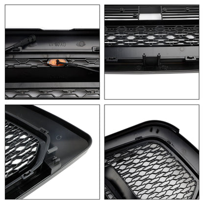 Griglia paraurti anteriore nera con luce a LED per Dodge Ram 1500 2009-2012