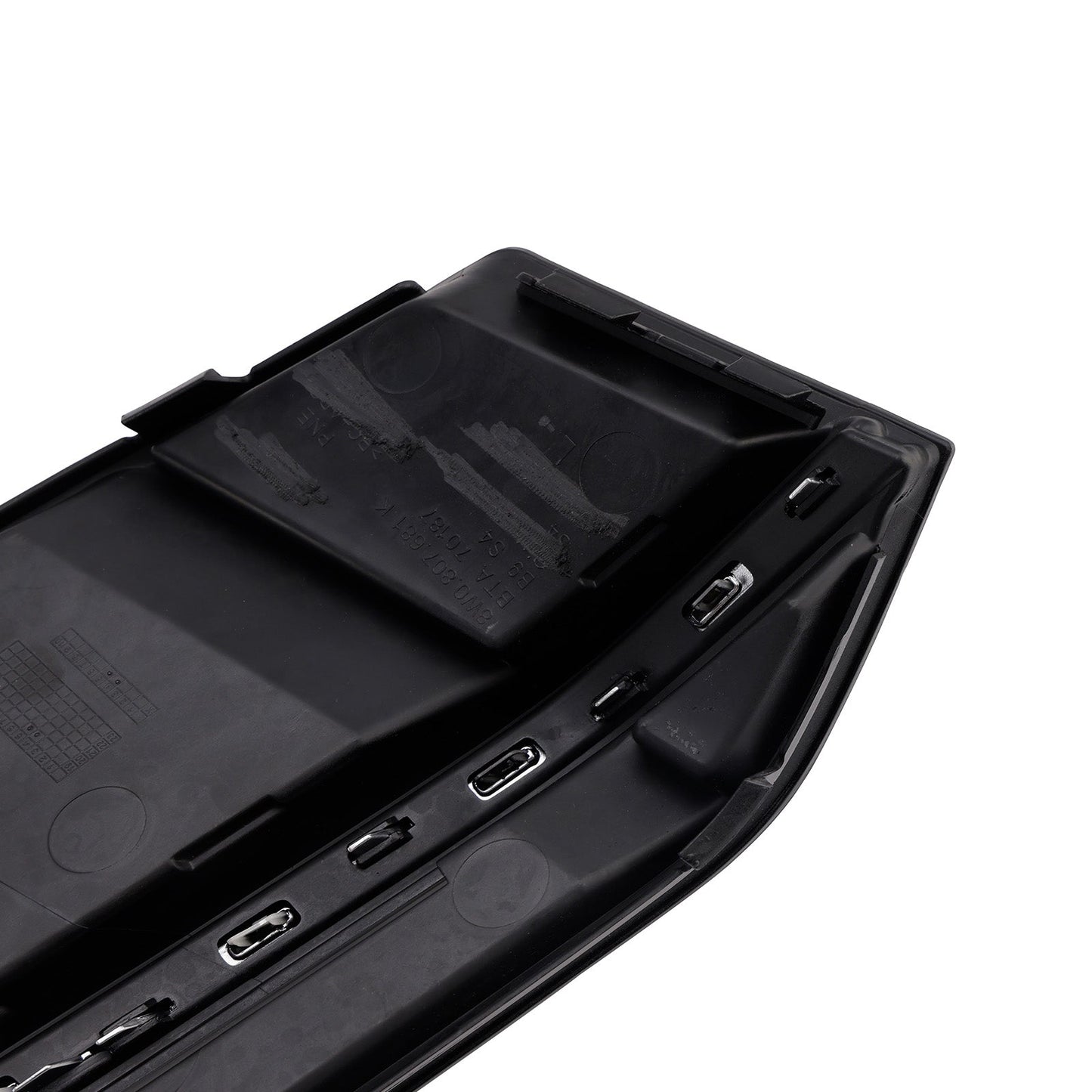 Griglia fendinebbia paraurti anteriore cromata nera (2 pezzi) per Audi A4 B9 S4 2016-2019 (2 pezzi)