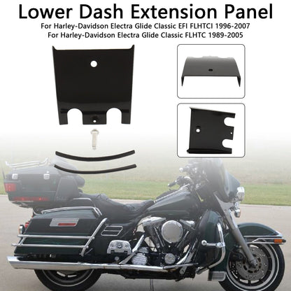 Pannello di estensione del cruscotto inferiore per Electra Glide Road Glide FLHT FLTC 89-07