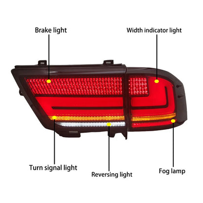 Gruppo ottico posteriore a LED sinistro e destro per Toyota Land Cruiser LC300 2021-2023
