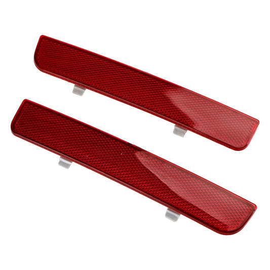 2x Rosso Paraurti Posteriore Riflettore Stop Luce Freno Per Land Rover Range Rover L322 2003-2012 LR006348 LR006349