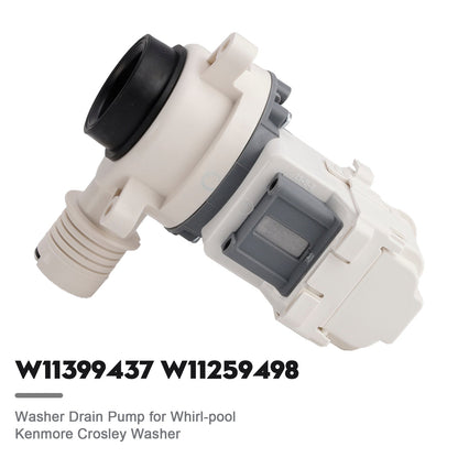 W11399437 W11259498 Pompa di scarico lavatrice per lavatrice Whirl-pool Kenmore Crosley