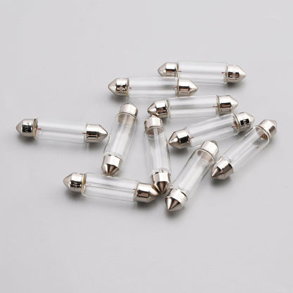 10 lampadine tubolari per auto C5W SV8.5 6421 24V 3W per OSRAM