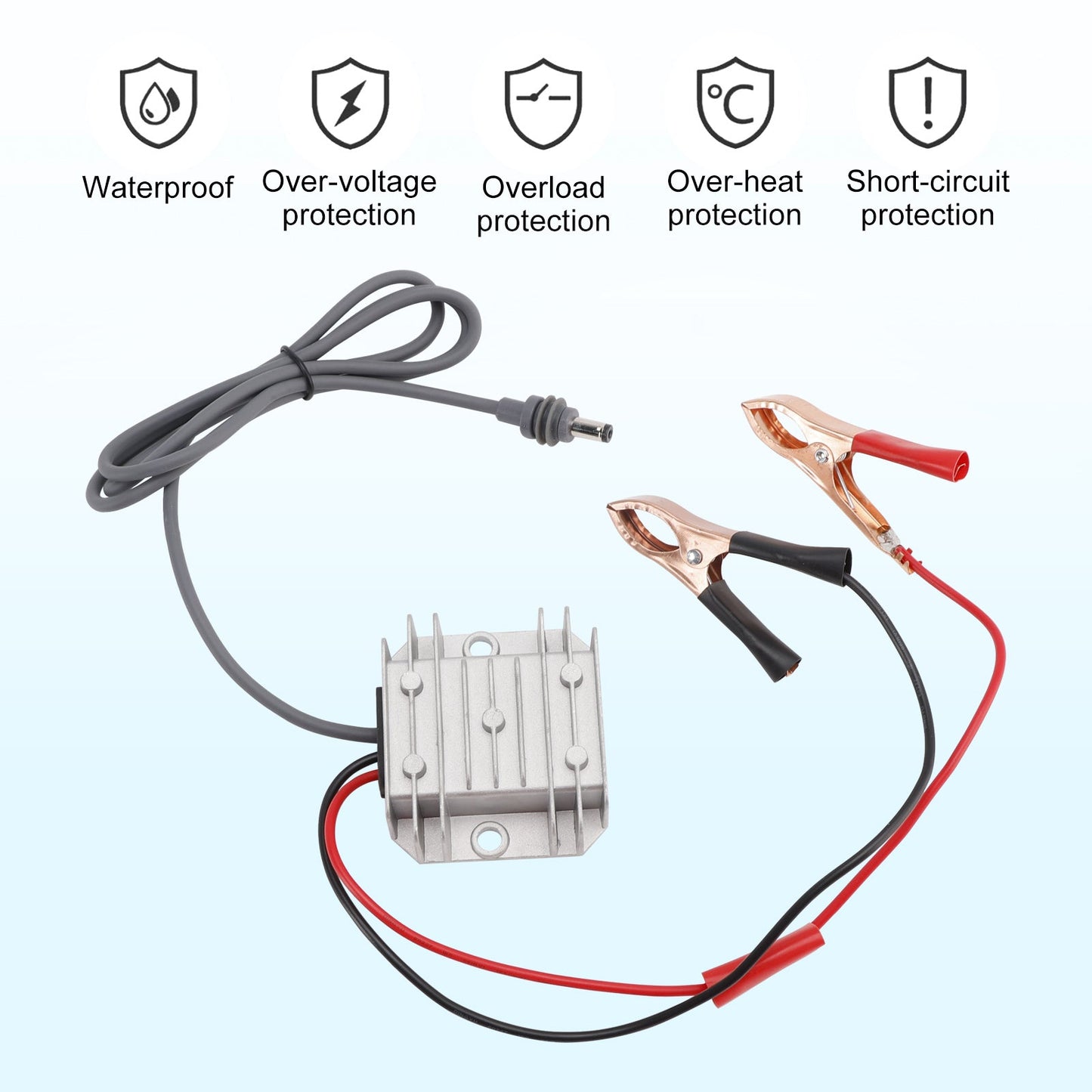 Kit di conversione da 12V/24V a 30V 3,5A, convertitore step-up con cavo di alimentazione CC