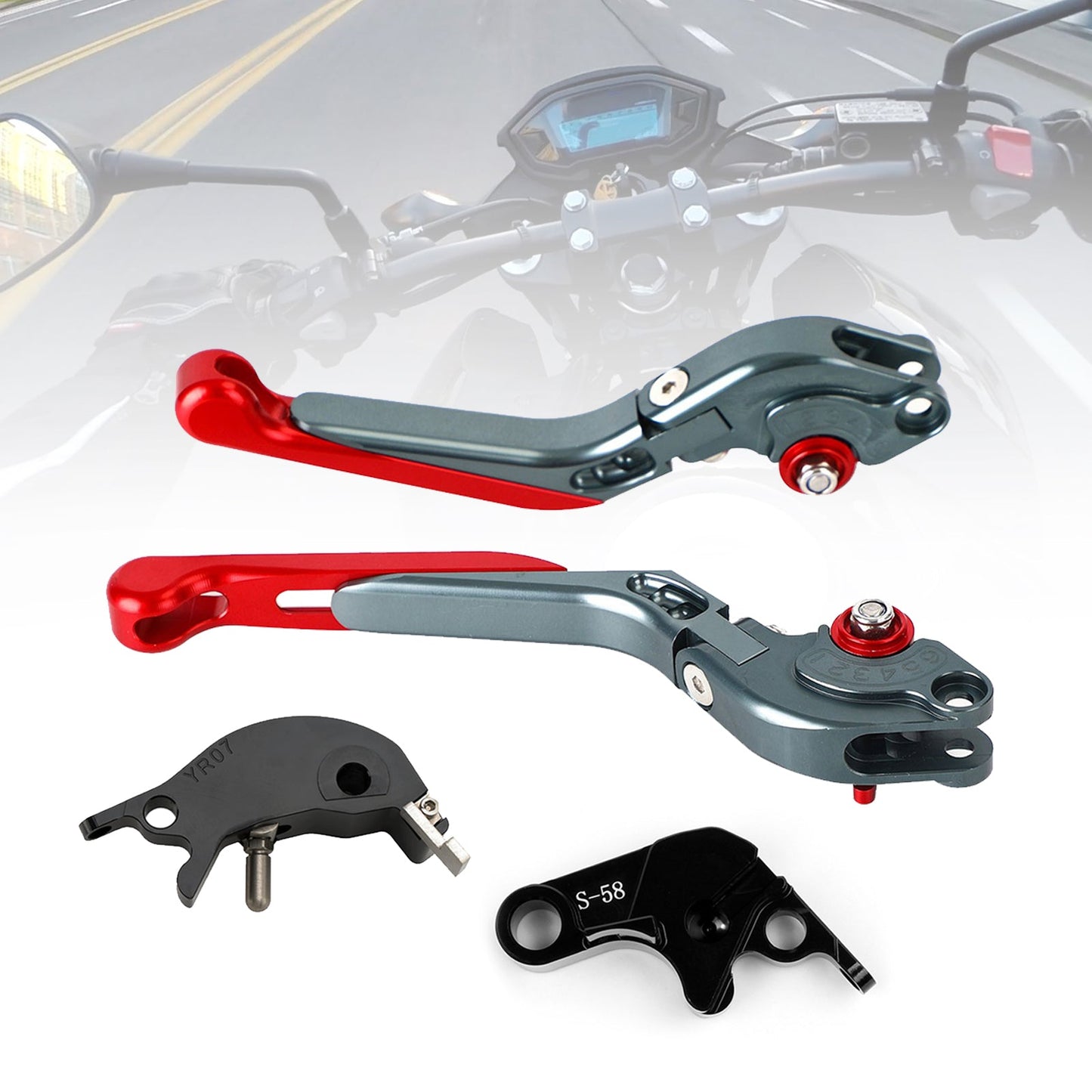 Leva freno frizione regolabile YAMAHA YZF R7 MT-10/SP FZ-10/SP 2022-2023