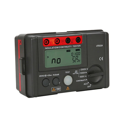 UT502A 2500V Misuratore di resistenza di isolamento Tester di terra Megohmmetro Volt