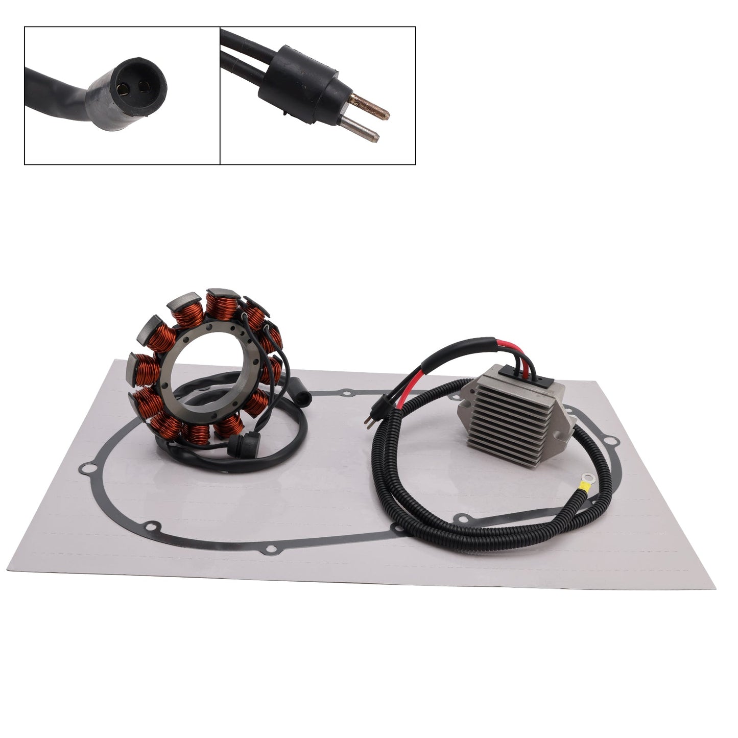 2000-2010 per Buell Blast 500cc Monofase Statore Regolatore Raddrizzatore e Guarnizione 29967-89C