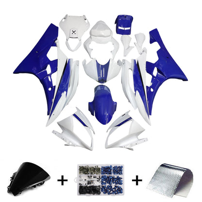 Kit carenatura iniezione plastica ABS per Yamaha YZFR6 YZF-R6 2006-2007