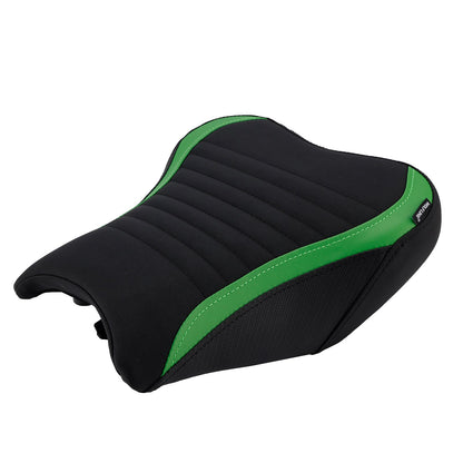Cuscino anteriore e posteriore per sella pilota/passeggero Kawasaki Ninja Z900, colore verde, compatibile con modelli dal 2017 al 2024.