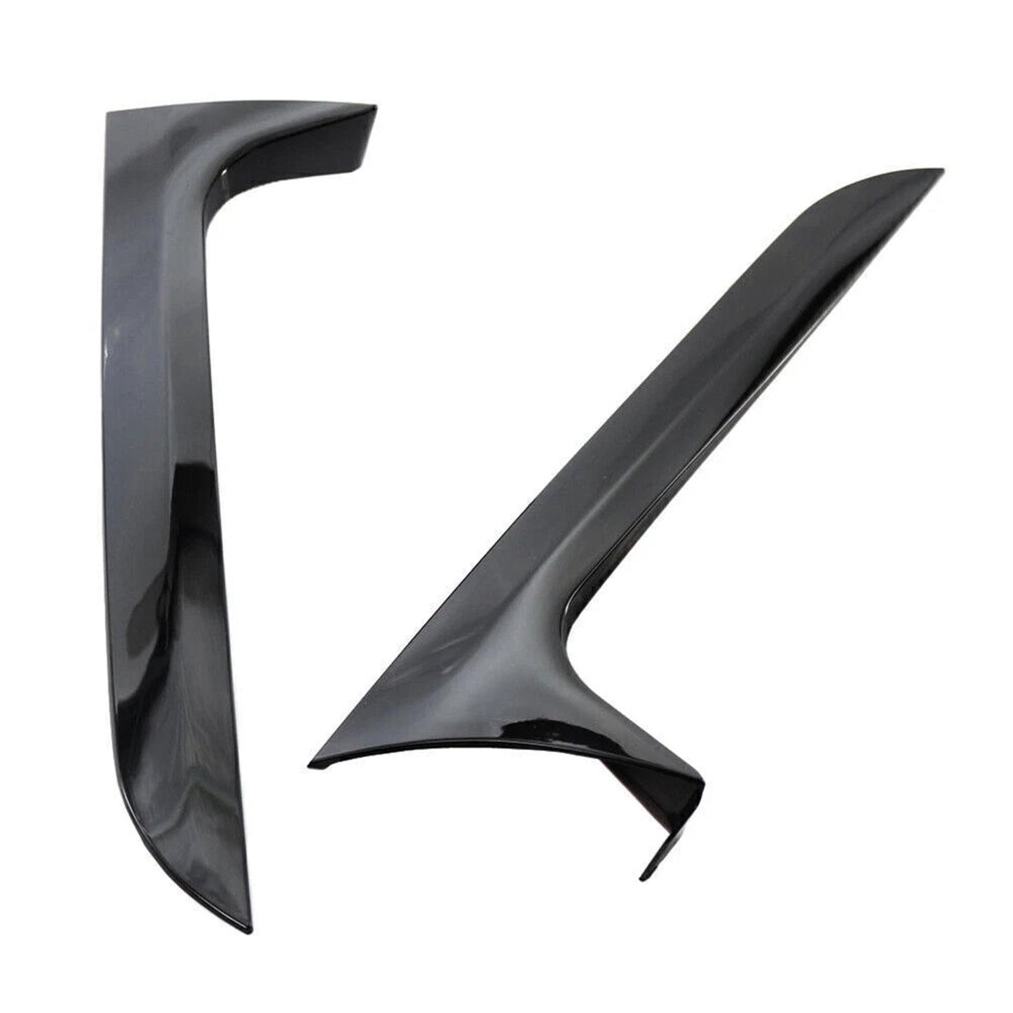 Audi A6 C7 Allroad Avant 2012-2018, coppia di spoiler laterali per lunotto posteriore, colore nero lucido