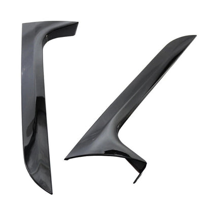 Audi A6 C7 Allroad Avant 2012-2018, coppia di spoiler laterali per lunotto posteriore, colore nero lucido