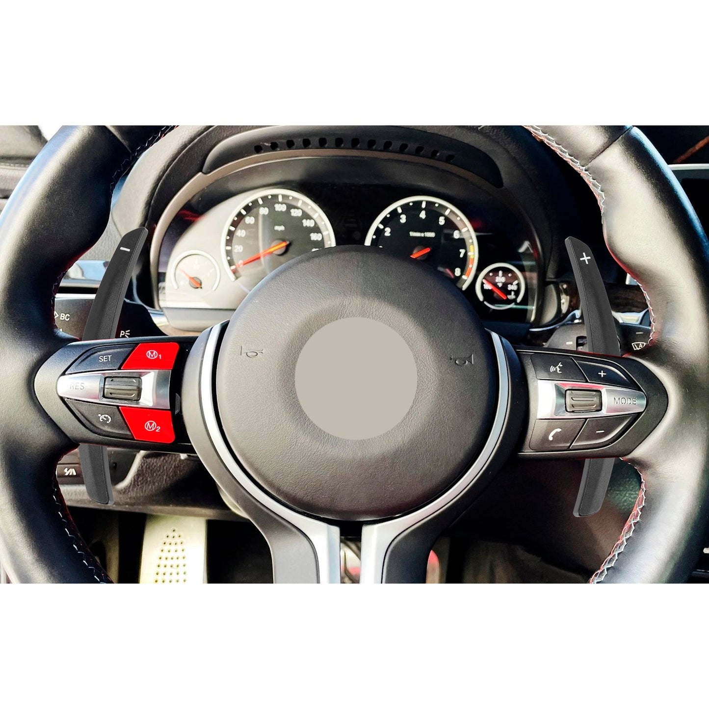 Estensione del cambio al volante per BMW Serie F F30 F31 F32 F10 X3 X5 Alluminio Nero