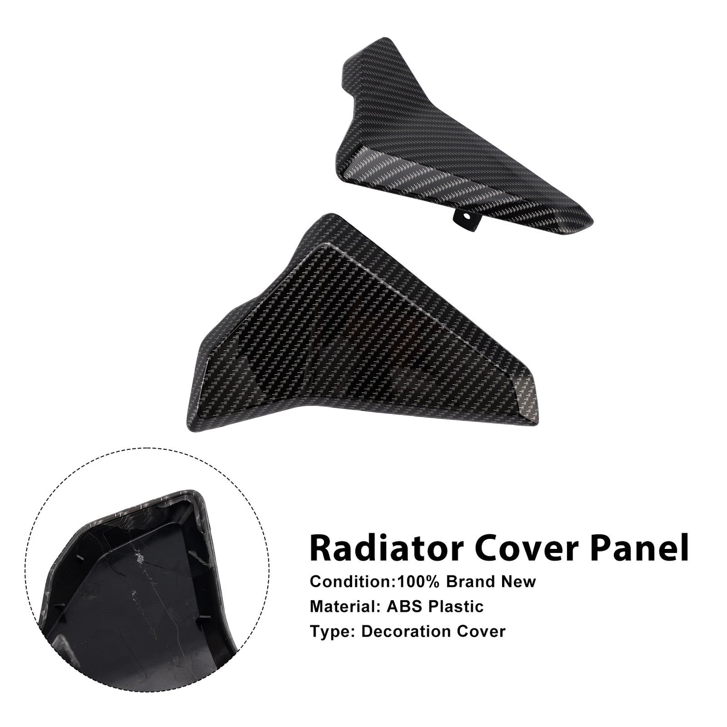Pannelli di carenatura laterali del radiatore per Street Triple 765 R/RS 2023-2025