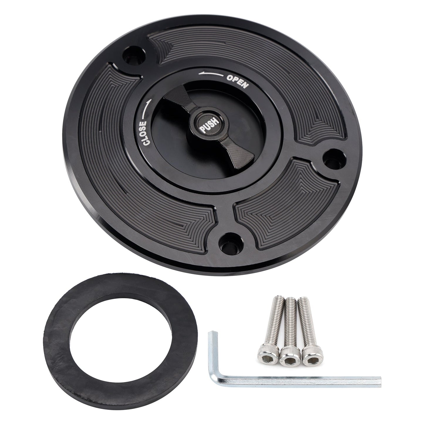 Tappo serbatoio carburante a sgancio rapido per Kawasaki ZX-10R ZX10R 2004-2005 Z1000 2003-2006