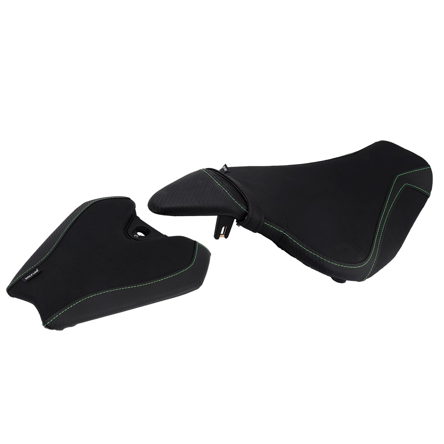 Kit sella conducente e passeggero per Kawasaki Z1000 2014-2025 2024, cuscino posteriore nero