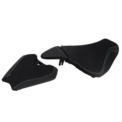 Kit sella conducente e passeggero per Kawasaki Z1000 2014-2025 2024, cuscino posteriore nero
