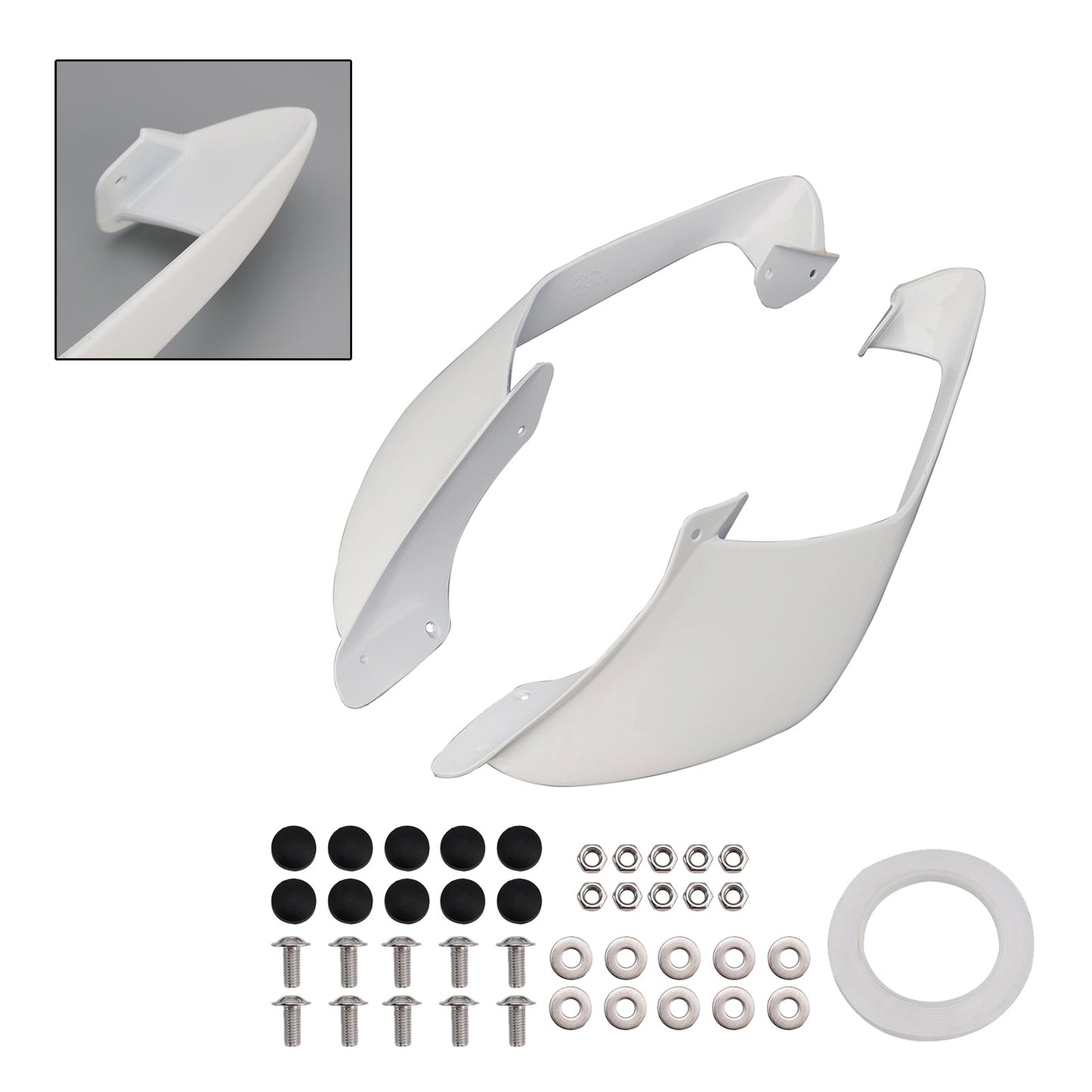 Alette laterali anteriori per Yamaha YZF R1 R1M 2021-2024, spoiler e carenatura