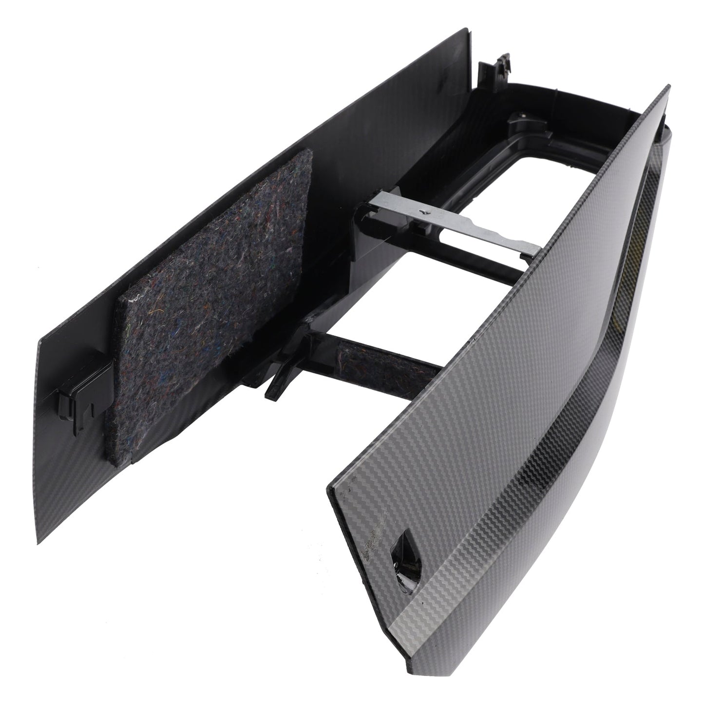 Rivestimento per console centrale auto VW Golf Jetta 1999-2005 1J1863201D con motivo in fibra di carbonio