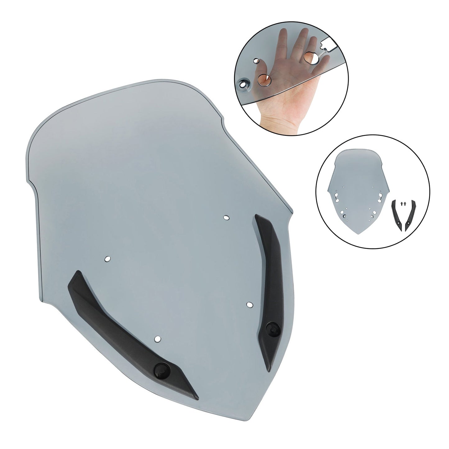 Parabrezza per parabrezza moto ABS YAMAHA NMAX 155 2021-2023