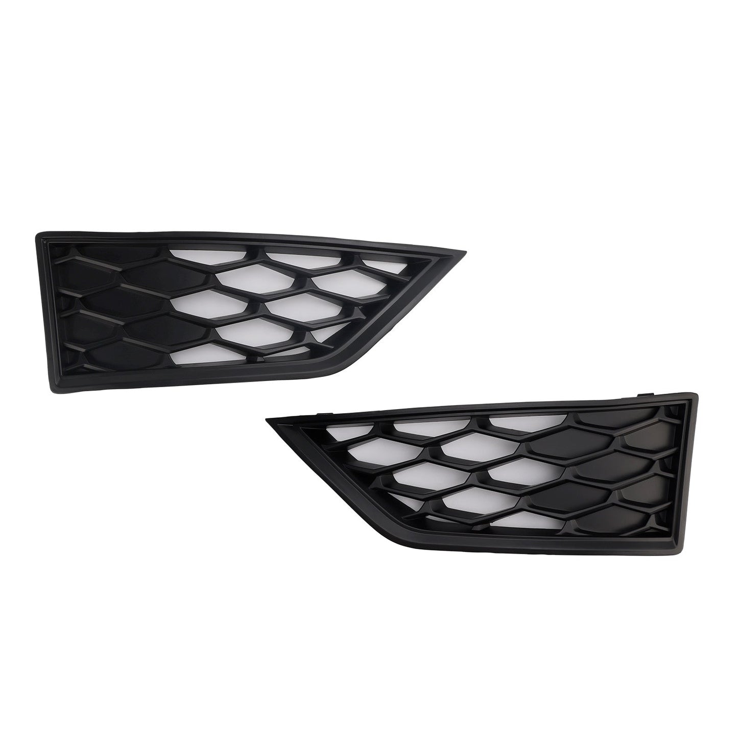 Griglia fendinebbia anteriore a nido d'ape nera per Seat Leon Cupra 5F 2012-2017