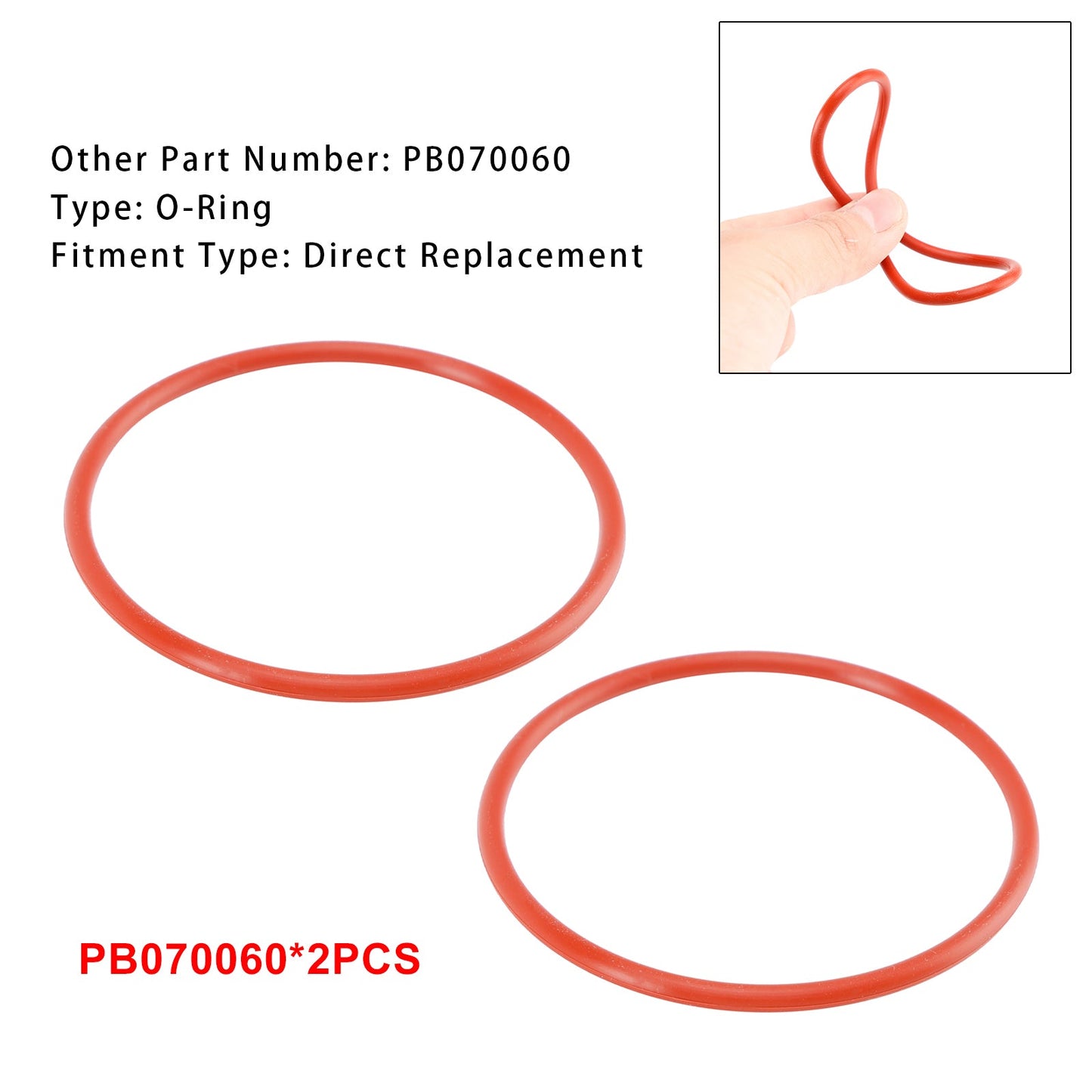 PB070060 O-ring per base bruciatore (A) 2 pezzi