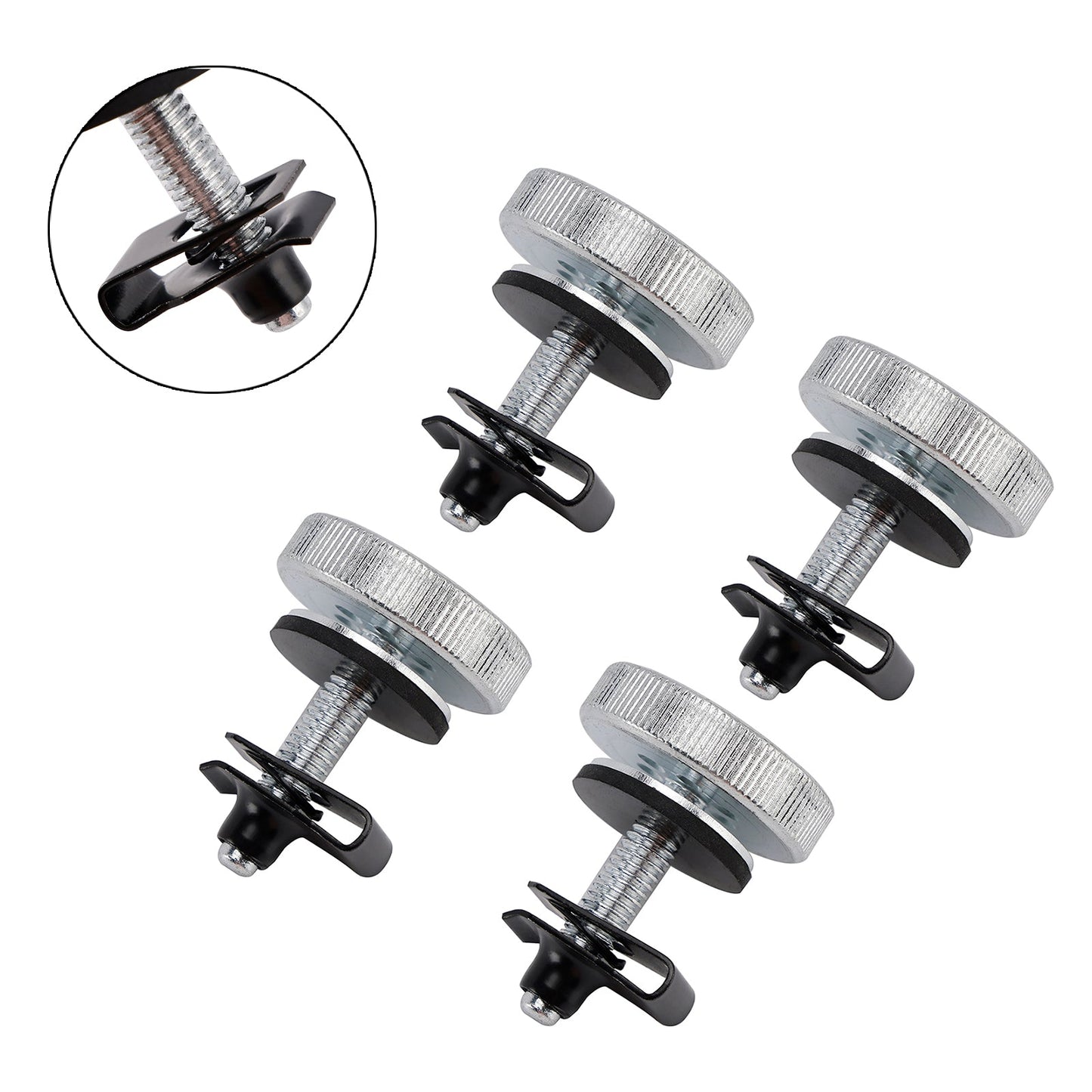 Kit di 4 bulloni di sicurezza antifurto per borse laterali per Road King Street Road Glide