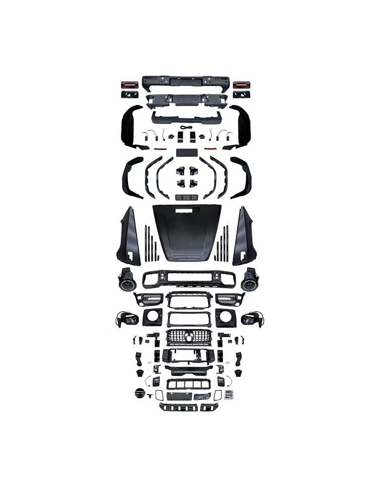 Kit carrozzeria e paraurti in stile AMG per Mercedes W463 G550 G500 (1993-2018), compatibile con modelli W464 G63 e W464 G63 dal 1993 al 2018.