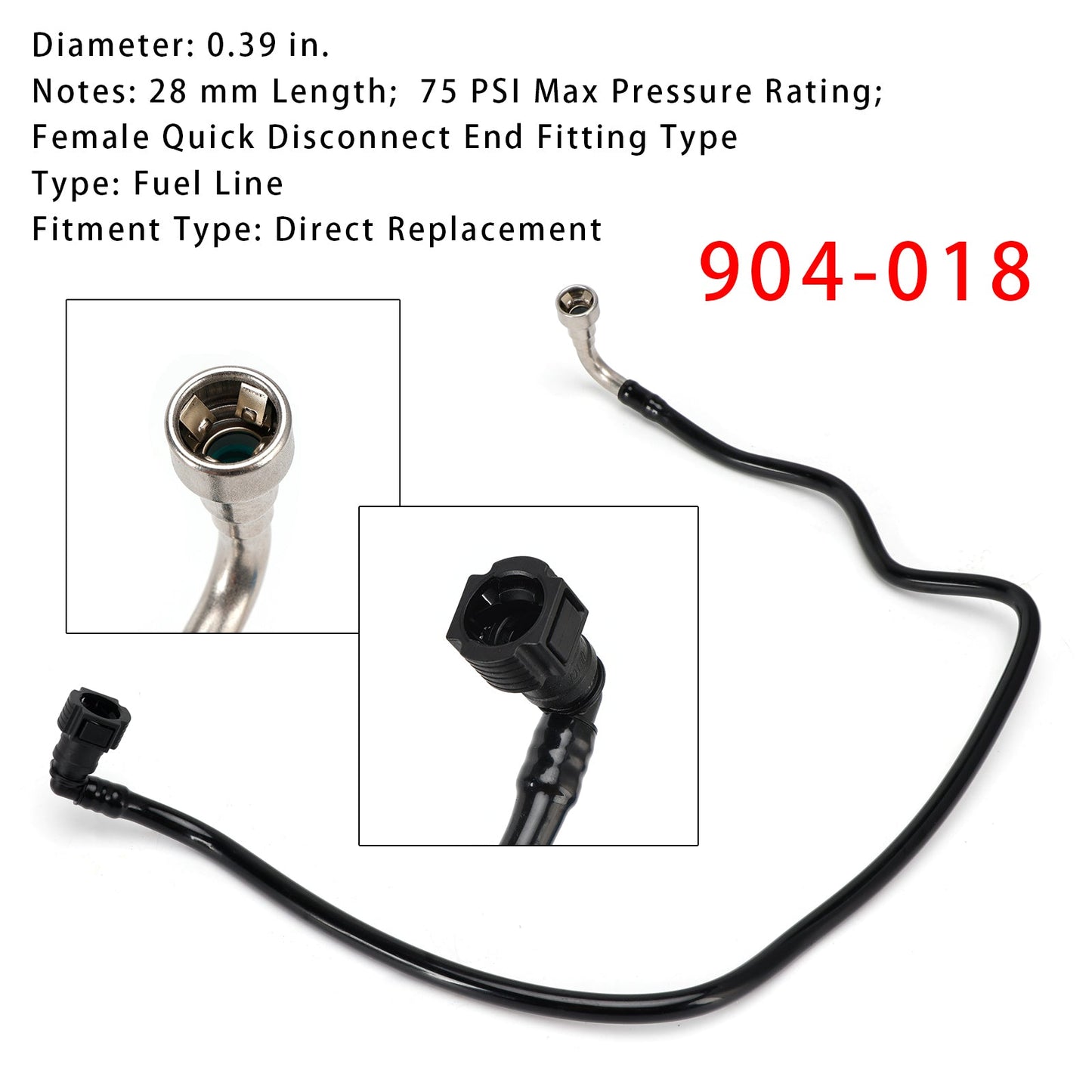 Tubo carburante posteriore 904-018 per camion Chevy Silverado 1500 GMC