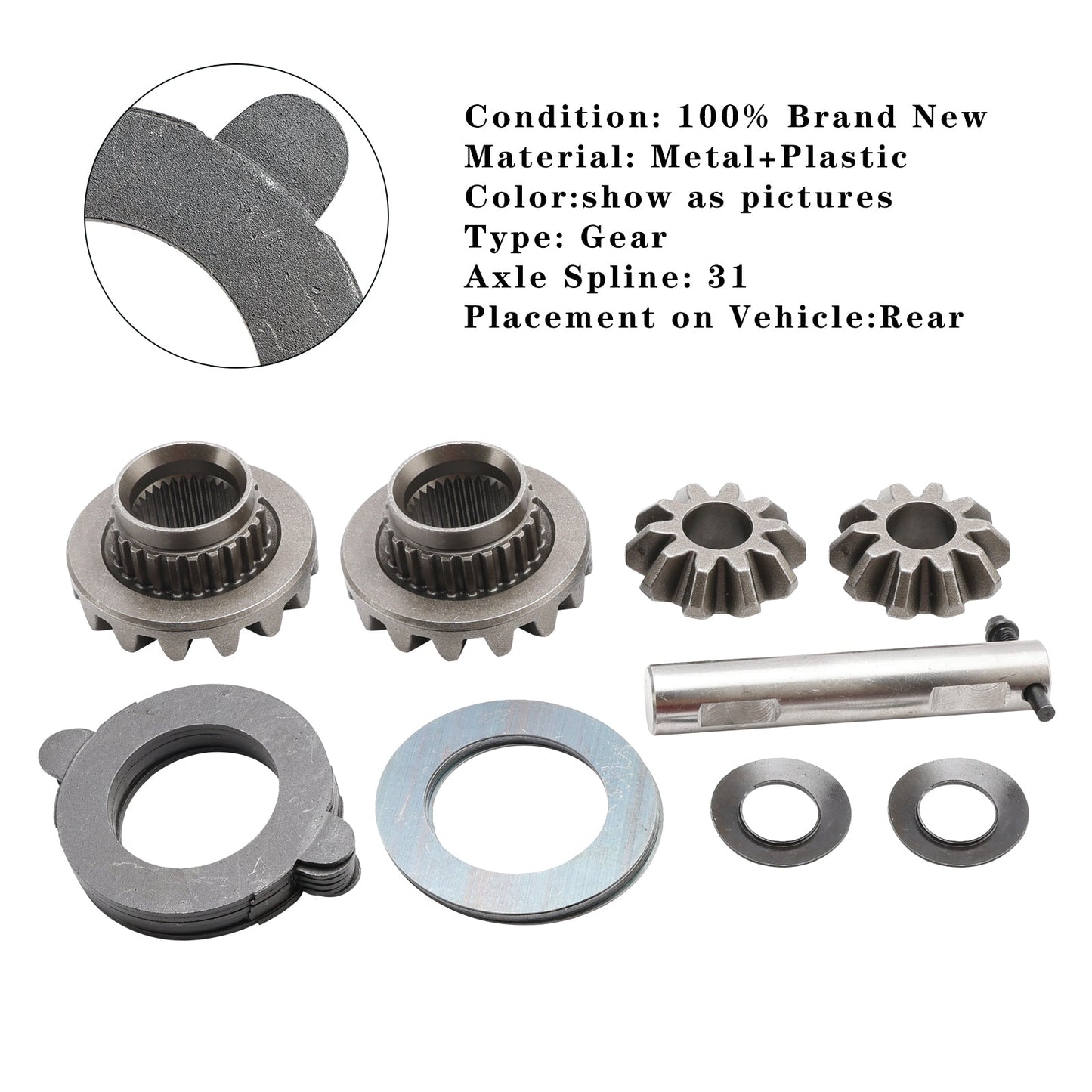 Kit frizione Traclok Posi Ford Ranger 8.8"" 1999-2010 LSD Spider Gears ZIKF8.8-T/L-31