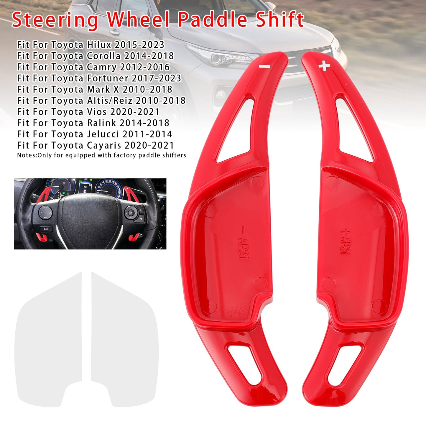 Leva del cambio al volante per Toyota Hilux Fortuner