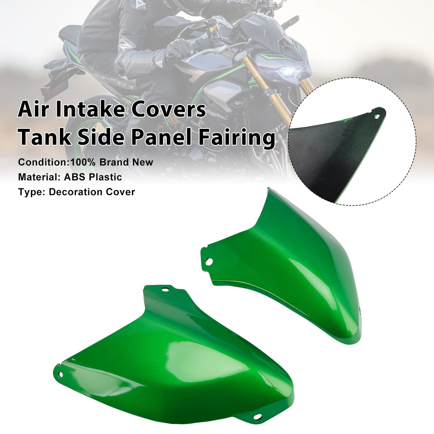 Coperture per presa d'aria, pannello laterale del serbatoio, carenatura per Kawasaki Z900 2025-2026