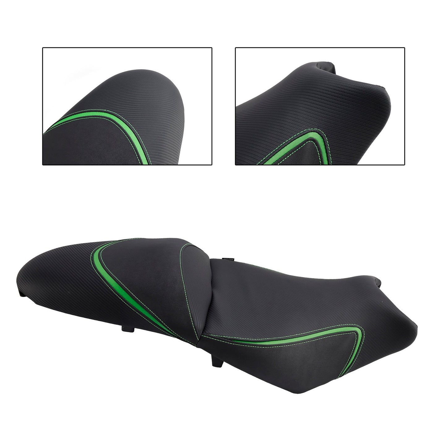 Sella passeggero completa con cuscino Kawasaki Versys650 2022-2024, verde