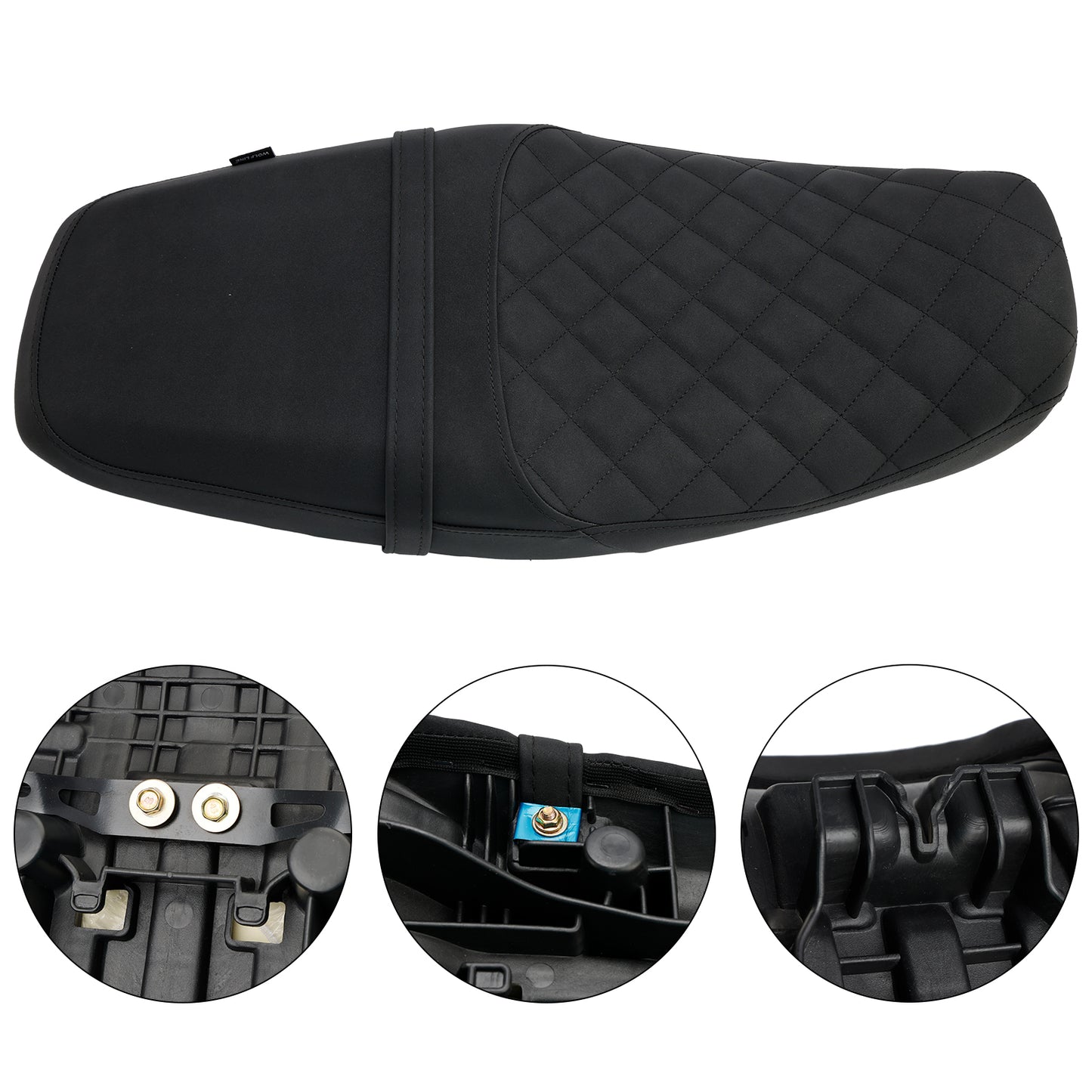 Sedile Passeggero Con Cuscino Completo Neroc Per Honda Gb350S Gb 350 S 23-25 MarroneC