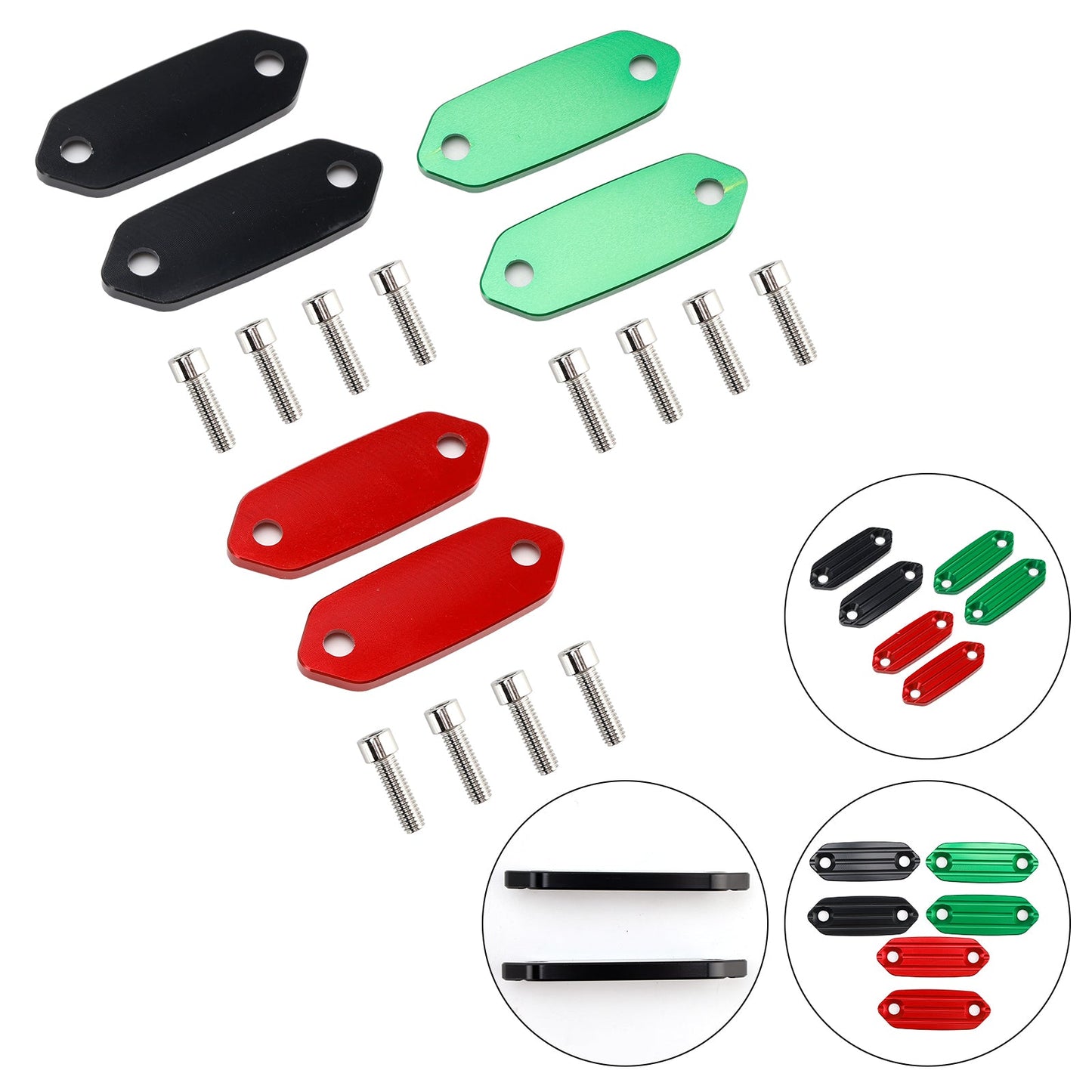 Piastra di bloccaggio per l'eliminazione dello specchio per Kawasaki Ninja 300 250 400 125 ZX6R 636