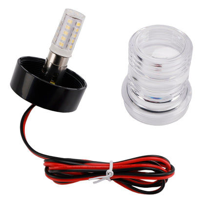 Luce di segnalazione di navigazione a LED da 2,7 W, per ancora, imbarcazione, lampada rotonda, barca, yacht, IP66