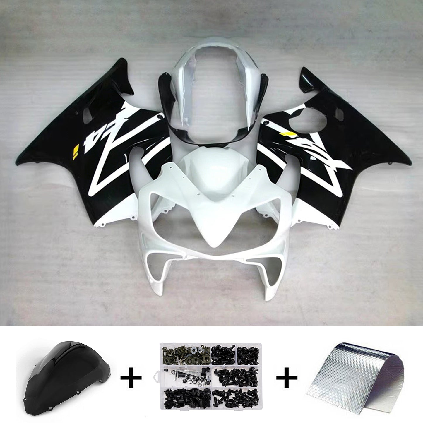 Kit di carene in plastica ABS stampate a iniezione per Honda CBR600 F4i 2004-2007