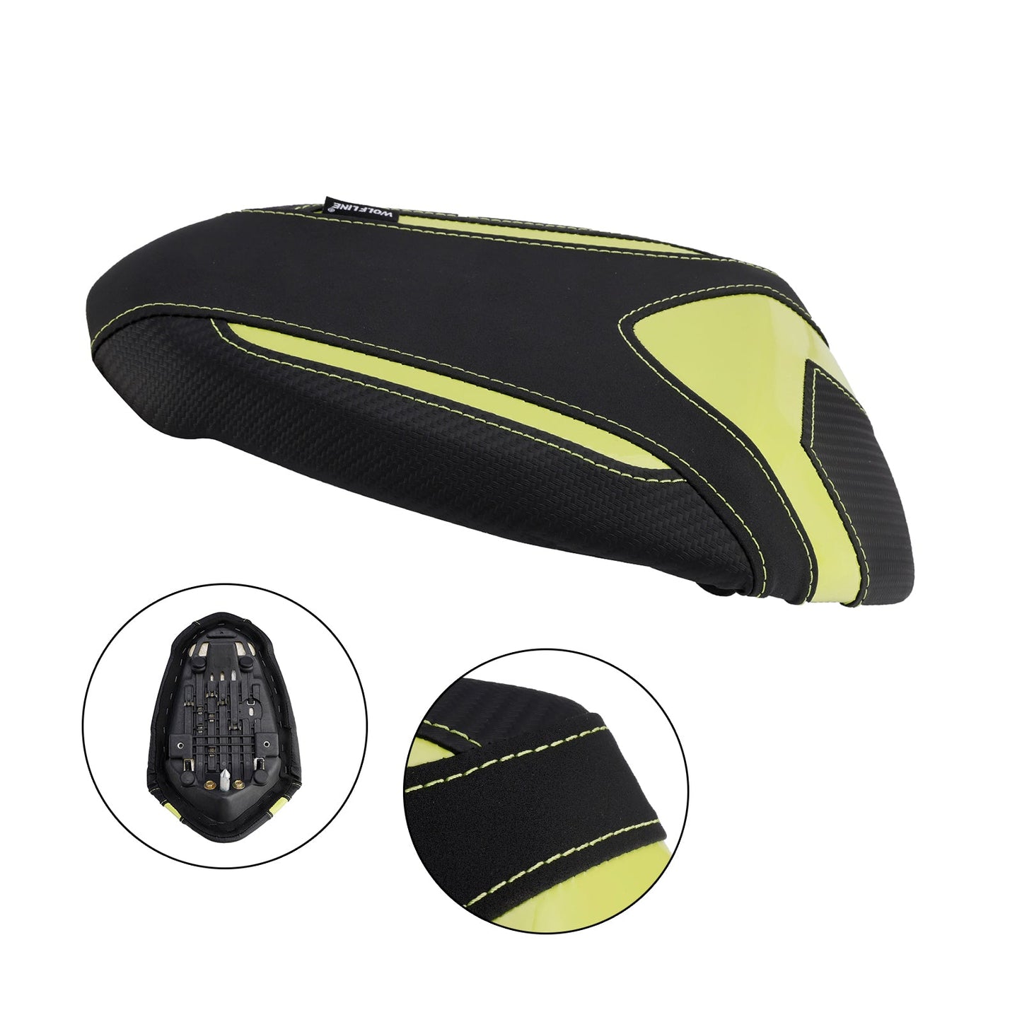 Cuscino passeggero posteriore piatto per Triumph Street Triple 765 765S 765R 2019-2024