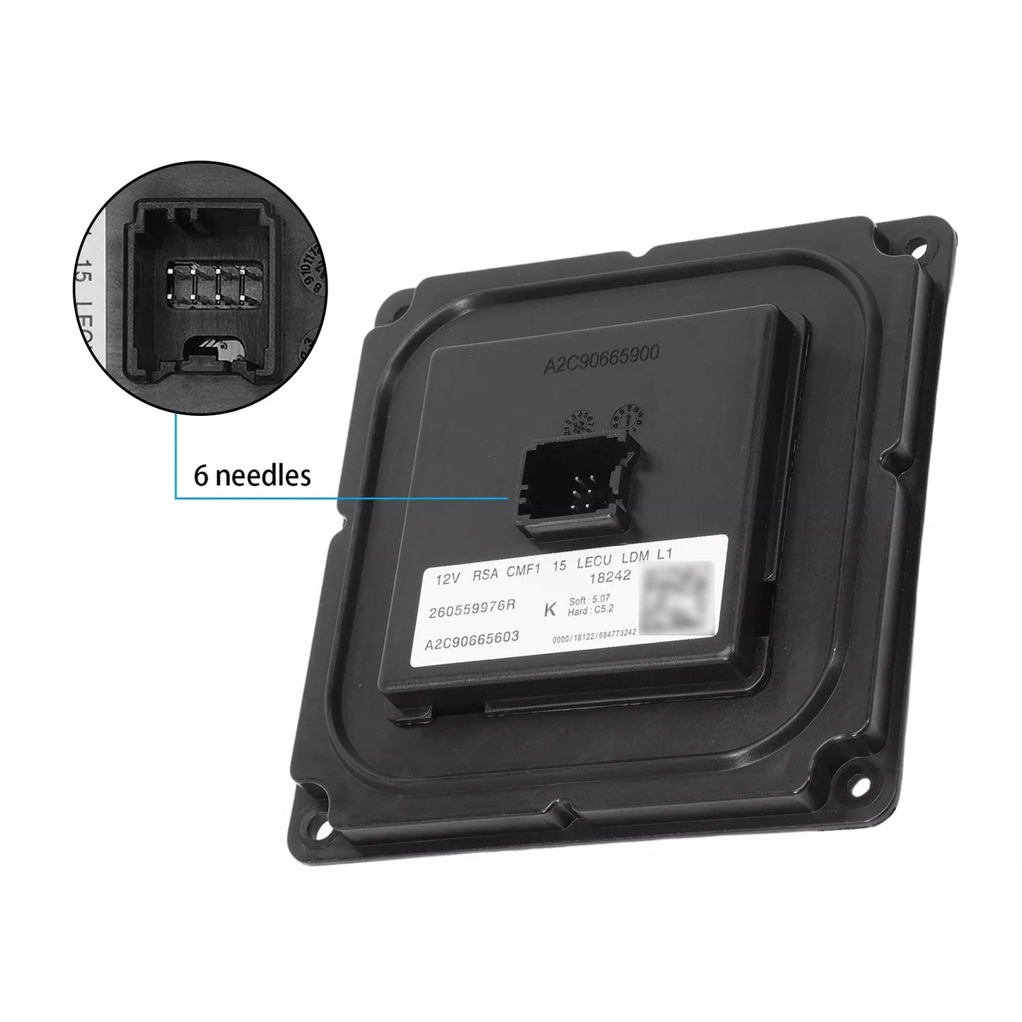 Modulo di controllo della centralina fari a LED A2C90665603, 260559976R