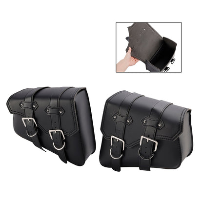 Borsa da sella laterale, borsa da sella, borsa portaoggetti nera 21L per moto