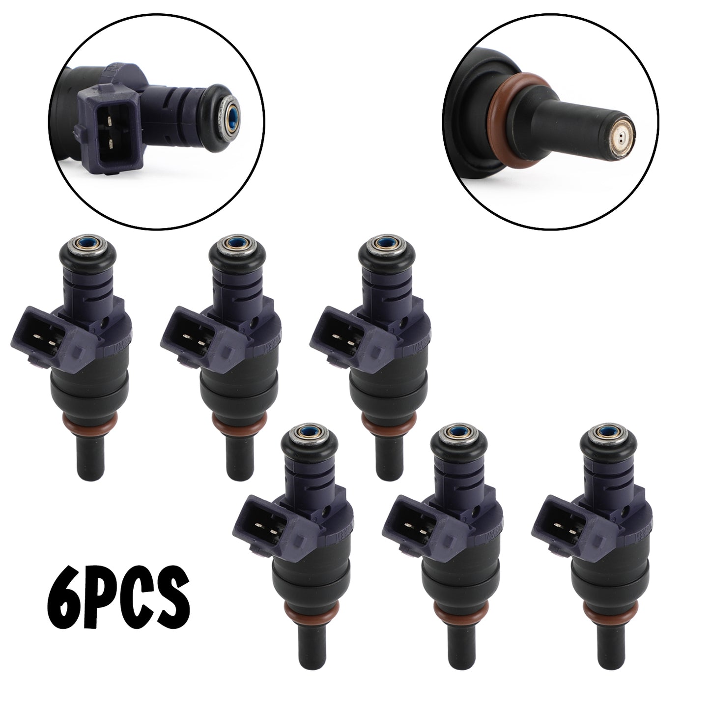 6Pcs Fuel Injectors 1439800 per BMW 330CI 330I 530I X3 X5 Z3 Z4 01-06 3.0L