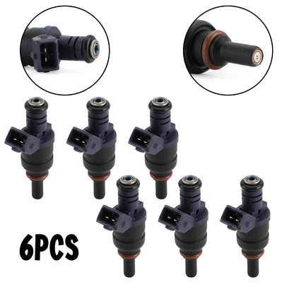 6Pcs Fuel Injectors 1439800 per BMW 330CI 330I 530I X3 X5 Z3 Z4 01-06 3.0L