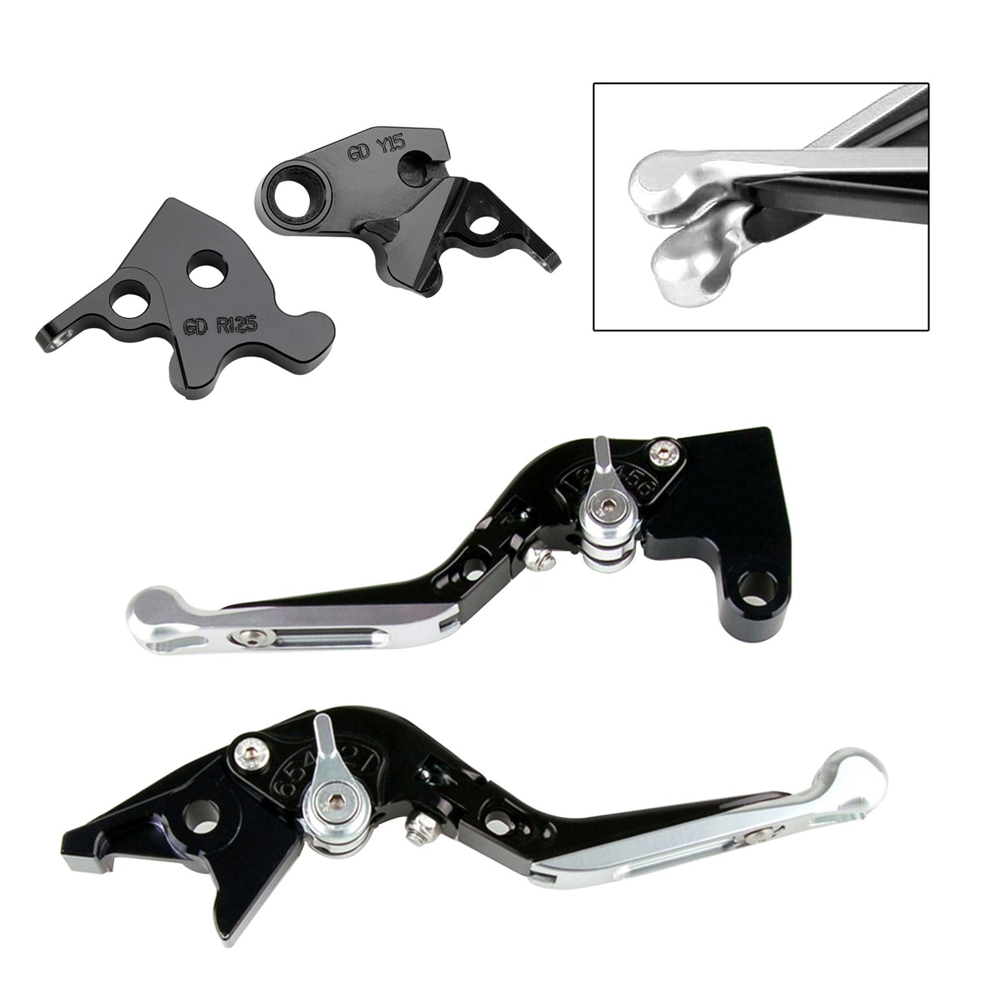 Leva freno frizione regolabile adatta per YAMAHA XSR 155 MT15 2019-2022