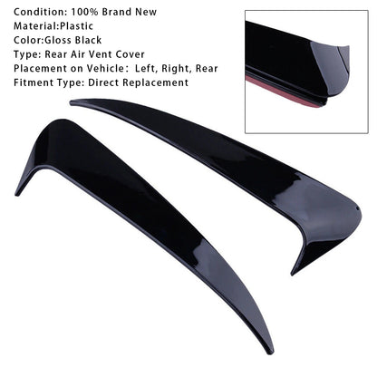 Copertura della presa d'aria posteriore nera lucida per Mercedes Classe C W205 C43 C63 2014-2019