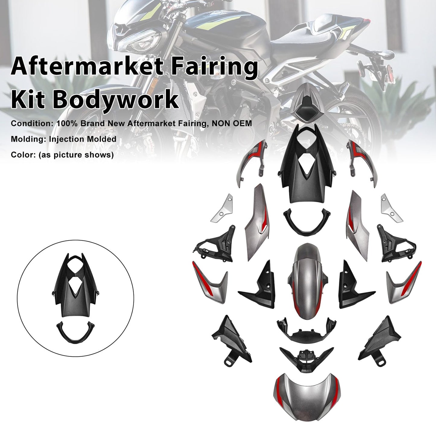 Kit di carene iniettabili per Street Triple 765 R/RS 2020-2022