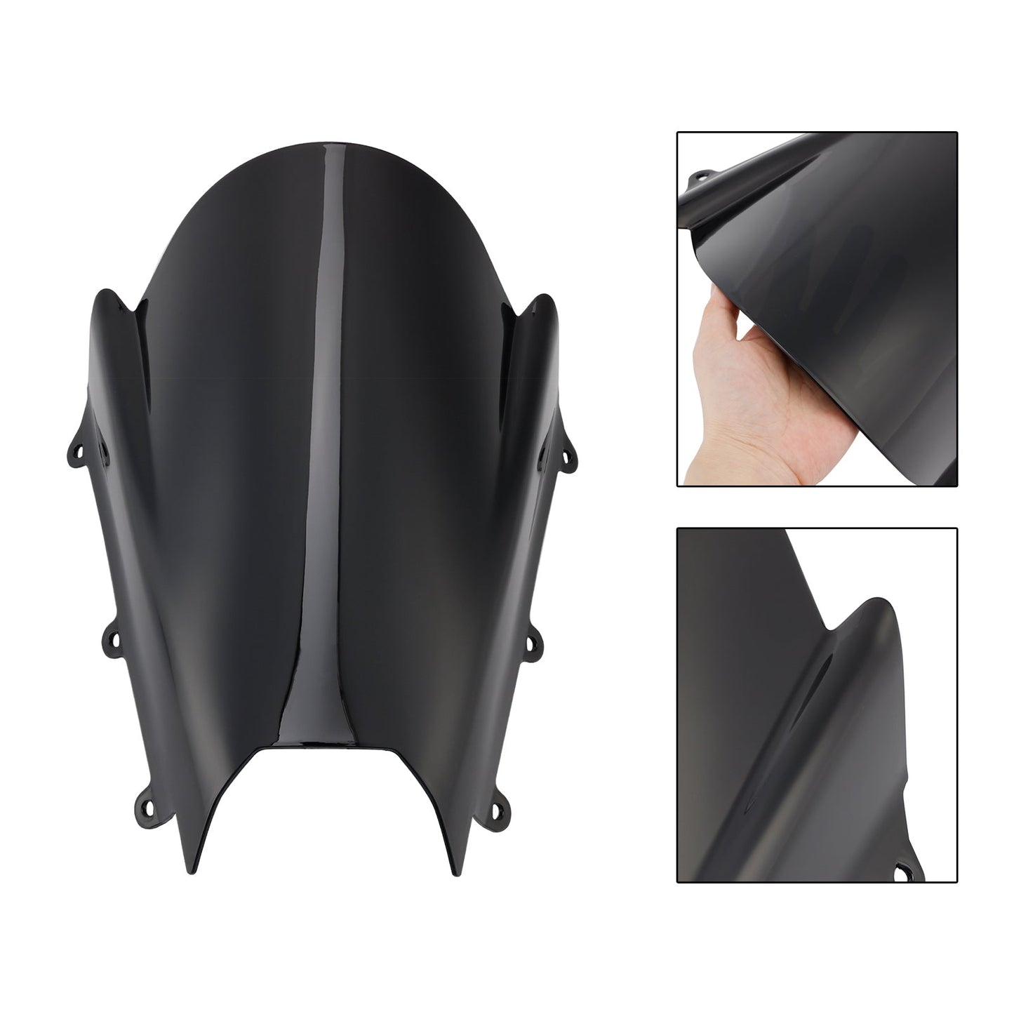 Parabrezza adatto per Suzuki GSX-8R GSX-8R 2024-2025 Nero
