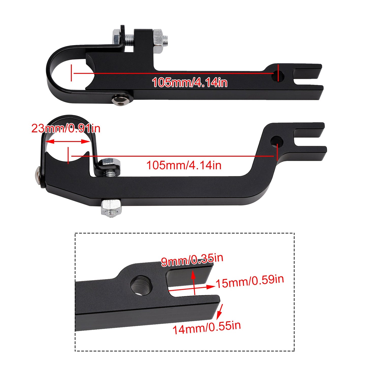 Kit di protezione per staffe paramani 34450 universale per motoslitta Ski-Doo
