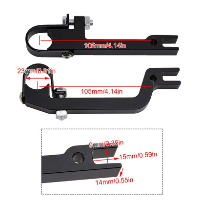 Kit di protezione per staffe paramani 34450 universale per motoslitta Ski-Doo